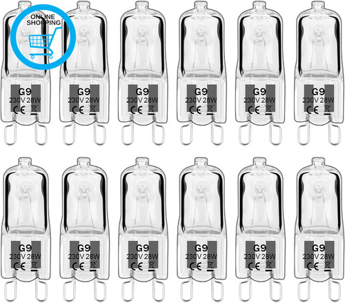 Pack halogen bulbs - halogen, 28w