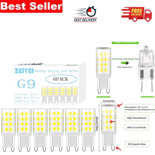 Led bulbs pack cool - g9,