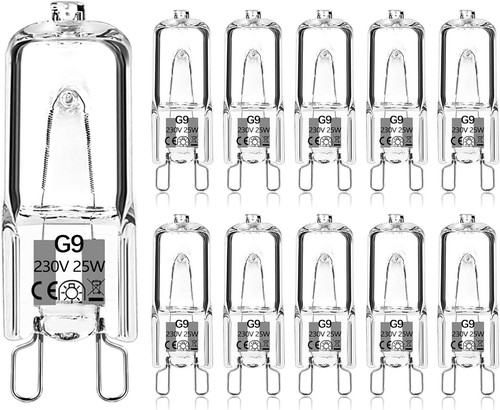 Pack halogen bulbs 25w - 10,