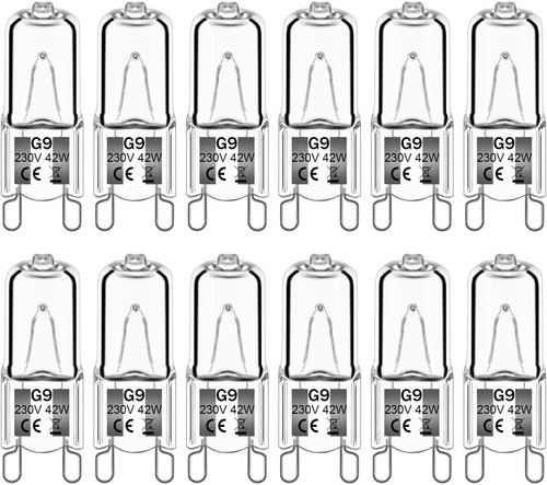 Pack halogen bulbs 42w - g9,