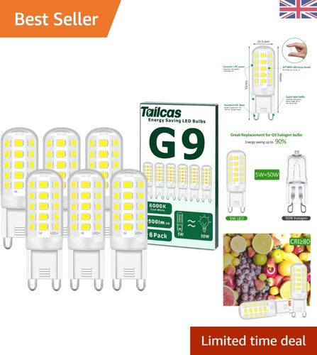 Cool white led bulbs - cool, g9