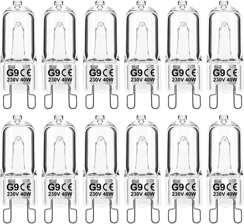 Pack halogen bulbs - 12, 40w