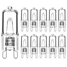 10 Pack G9 Halogen Bulbs 25W