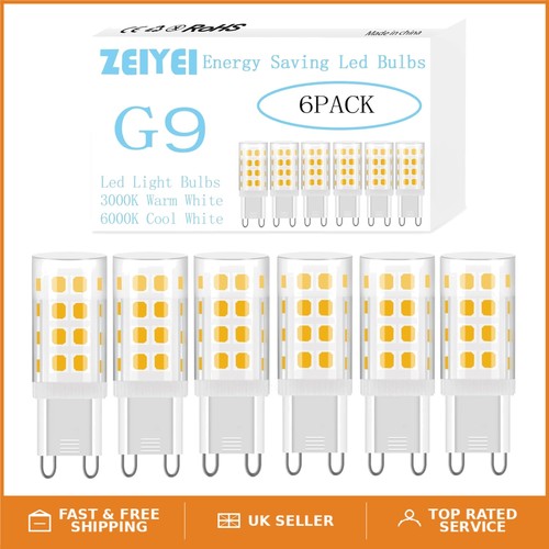 Pack led bulbs 5w warm - 6-pack,