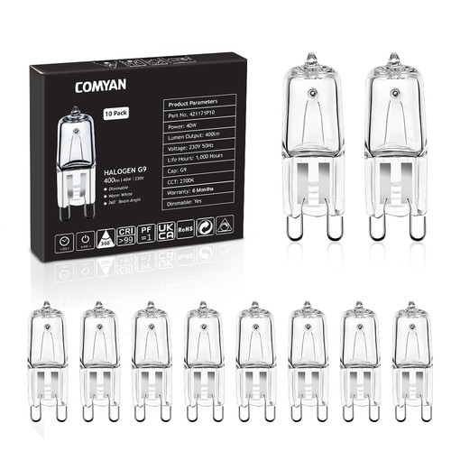 Comyan halogen light bulbs - light,