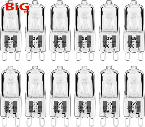 Pack halogen bulbs 28w - g9,