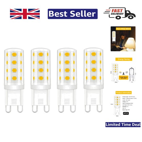 Pack led bulbs warm - g9,