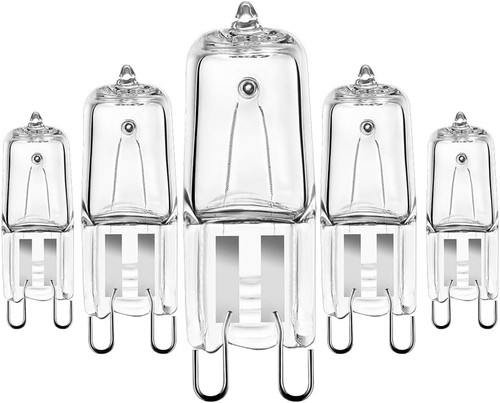 5pack halogen bulbs 230v - g9,