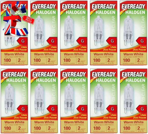 Halogen light bulbs - g9,